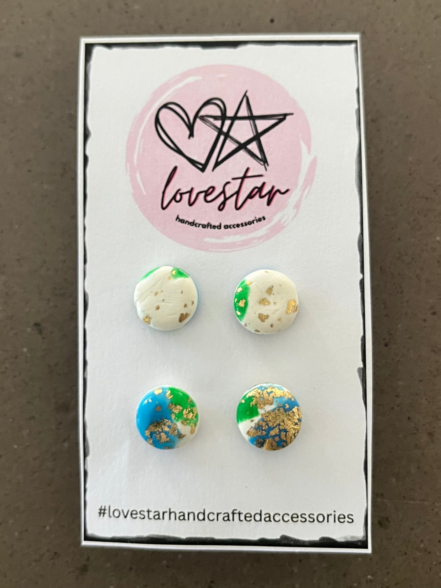 Polymer Clay Studs