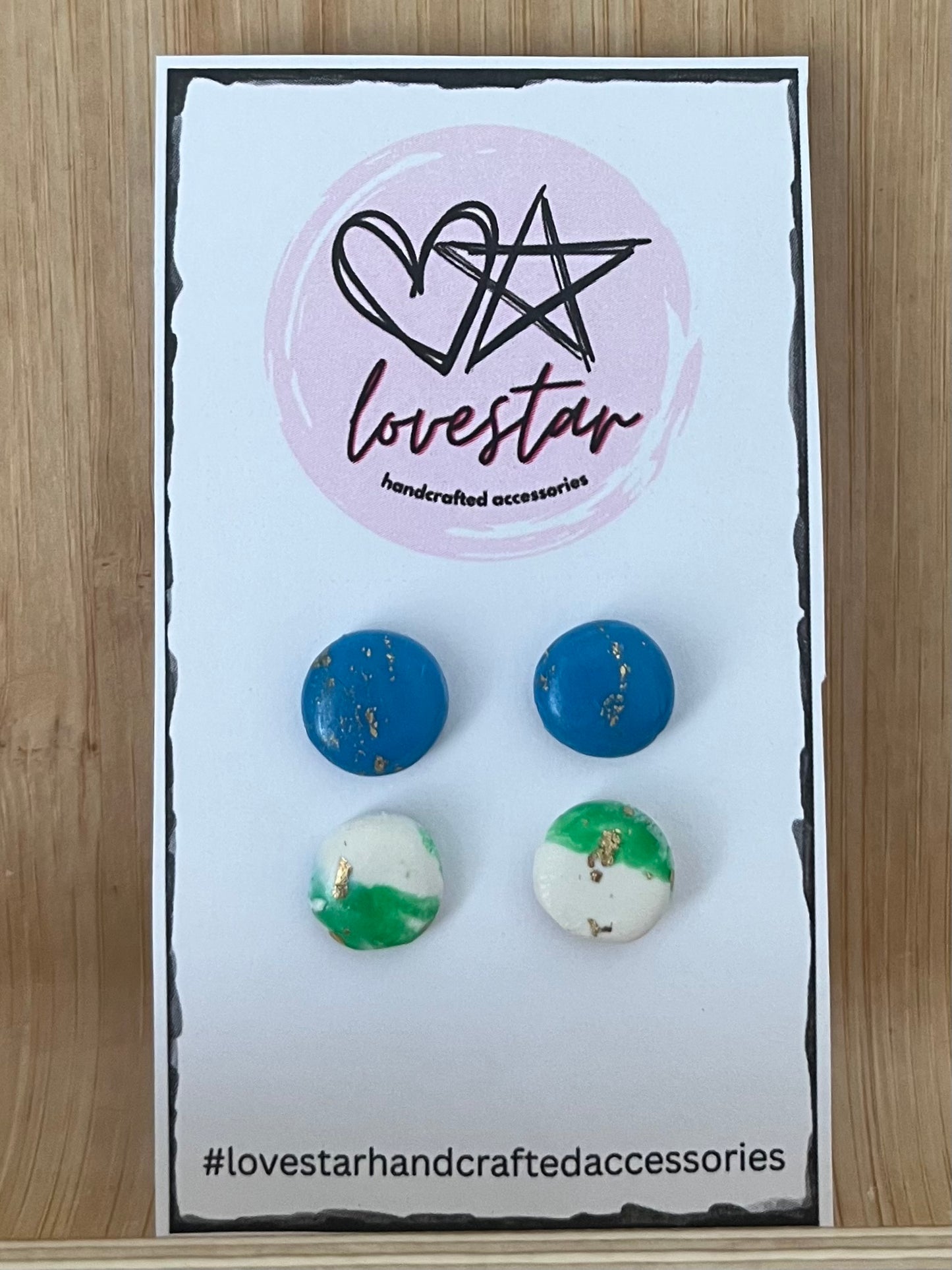 Polymer Clay Studs