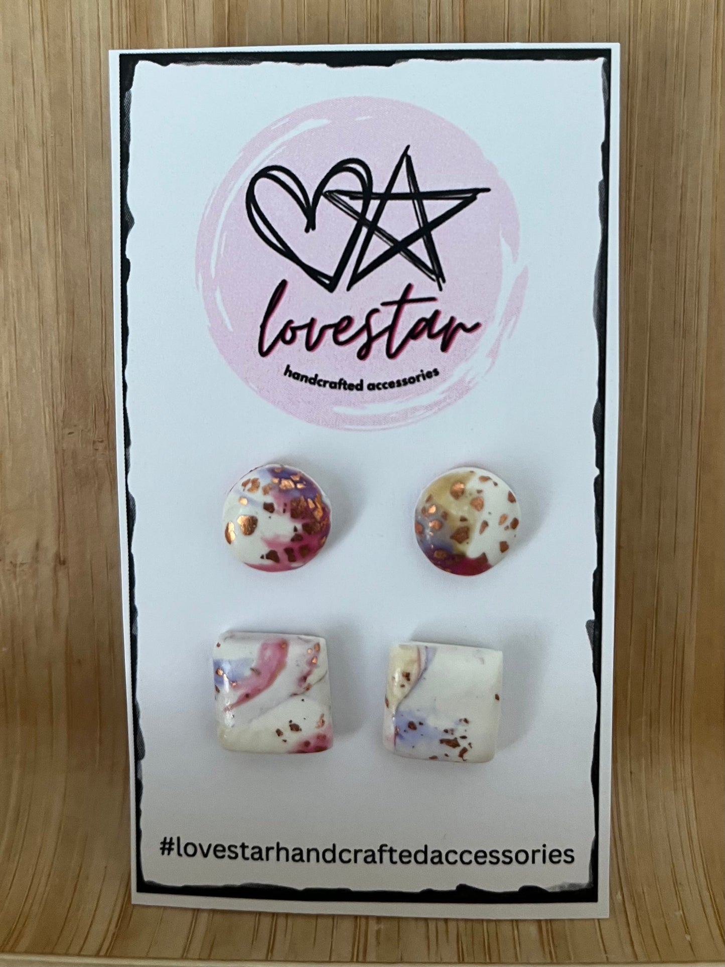 Polymer Clay Studs