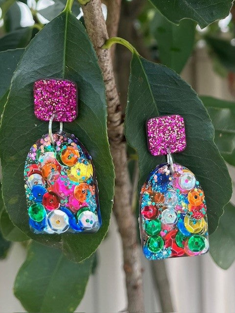 Sequin Resin and Acrylic