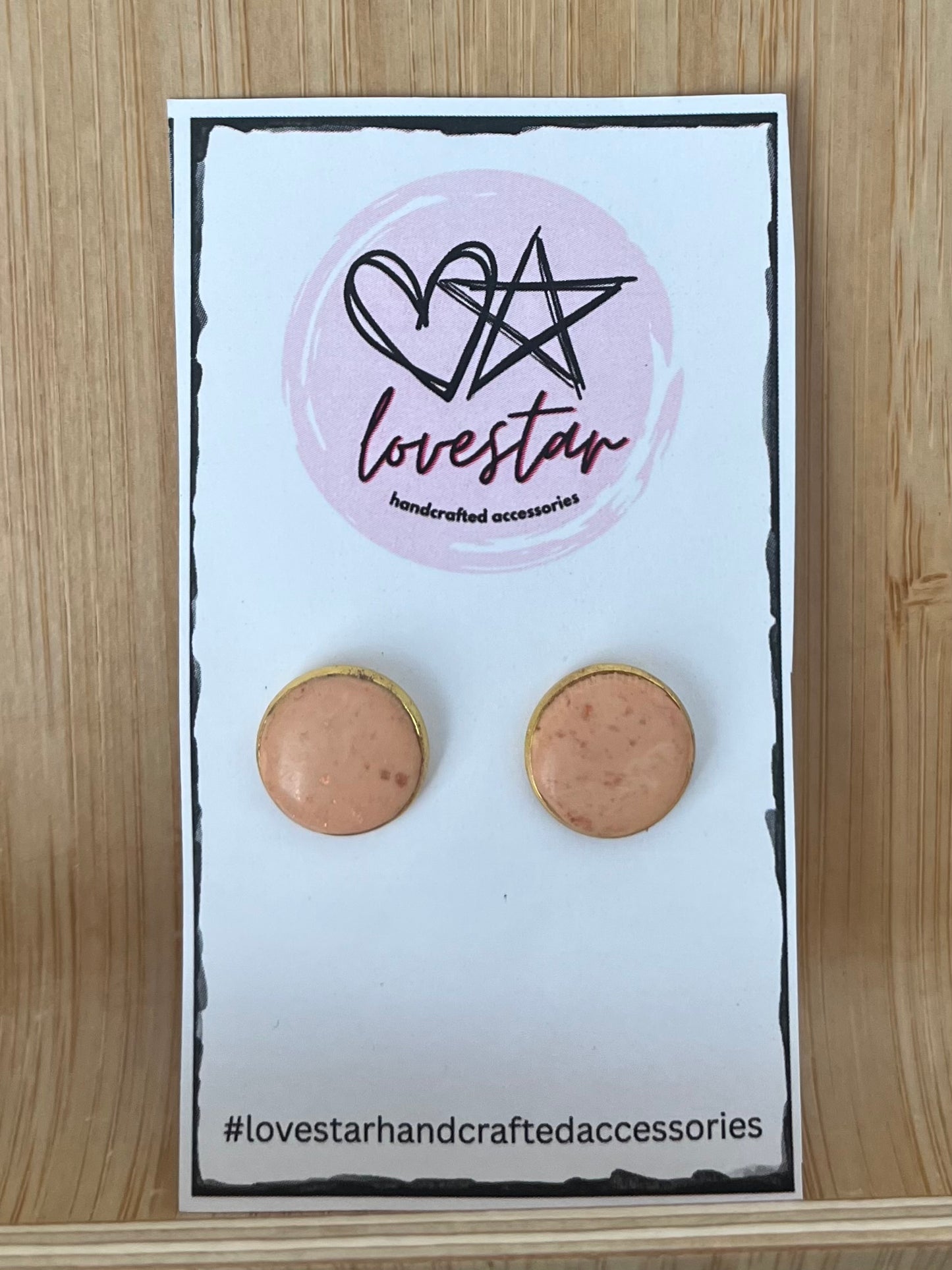 Polymer Clay Bezel Studs