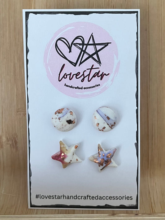 Polymer Clay Studs