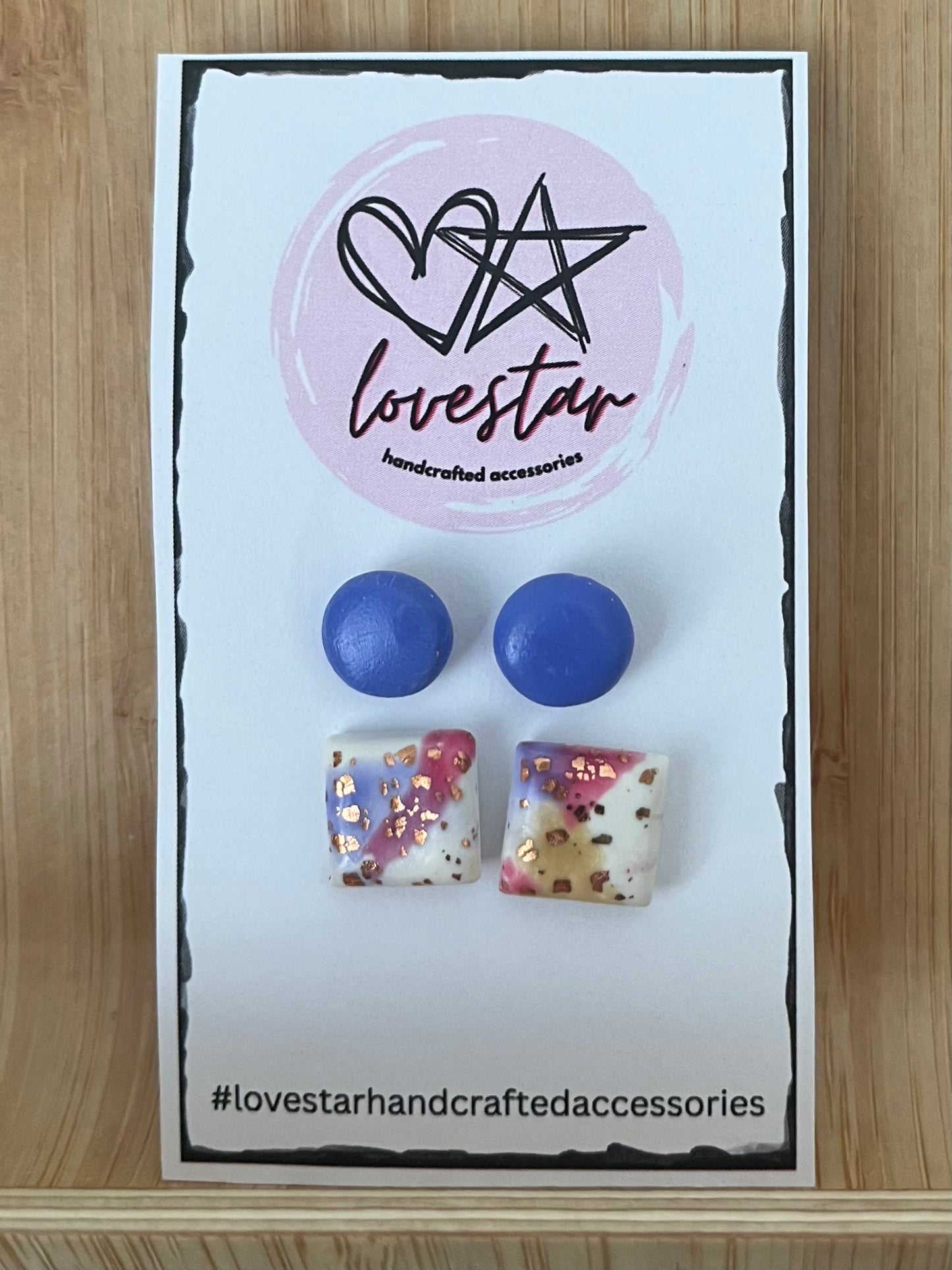 Polymer Clay Studs