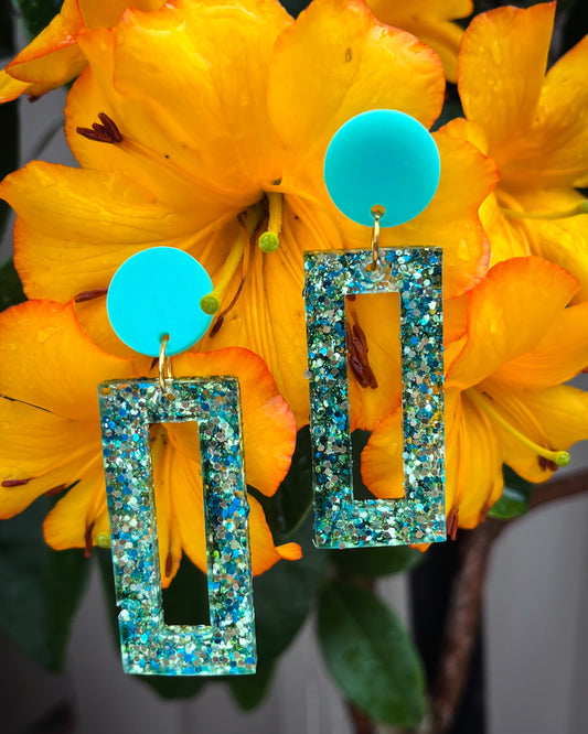 Resin and Acrylic Earrings