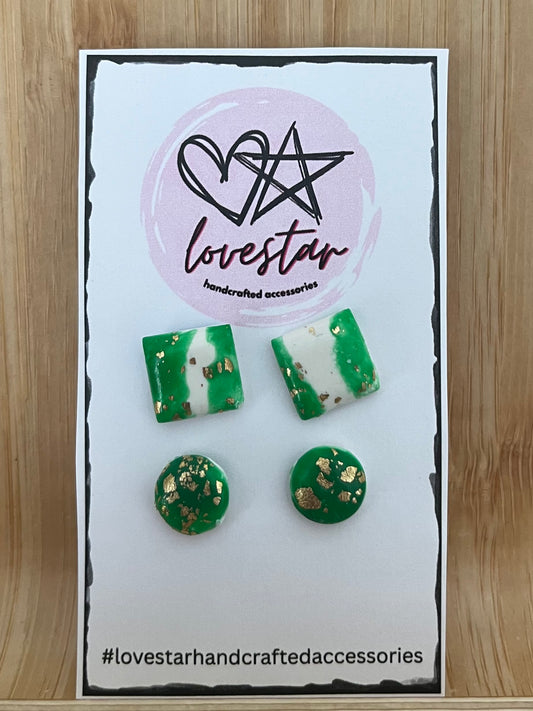 Polymer Clay Studs