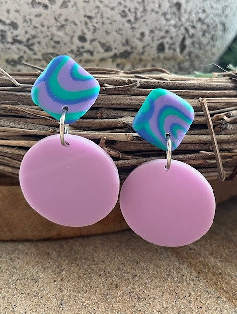 Polymer Tie Dye and Acrylic